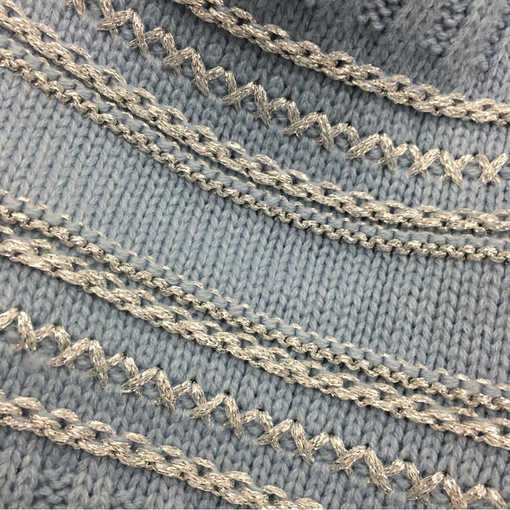 Light Blue Infinity Scarf - Picture 5 of 7